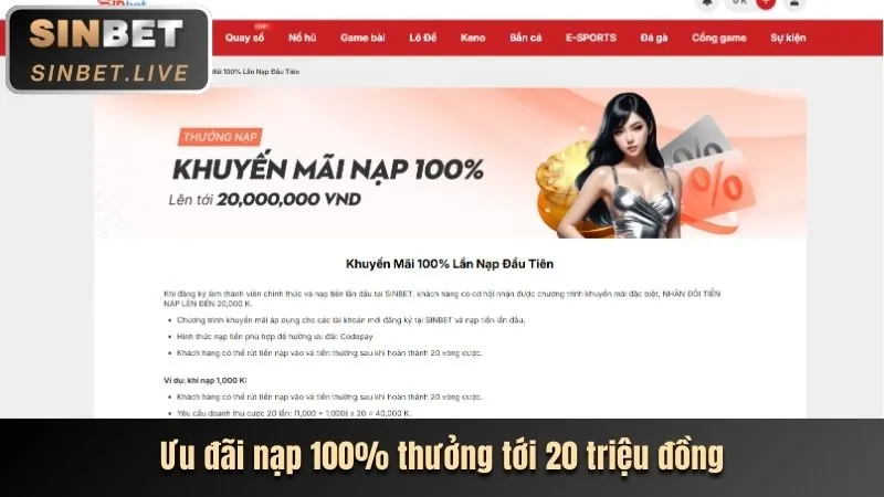 Khuyến mãi chào mừng thành viên mới 18win
